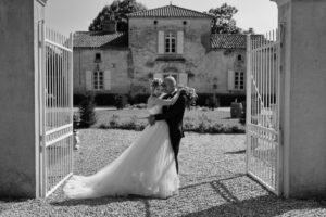 Mariage photo de couple chateau