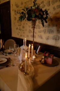 Mariage, décoration, table
