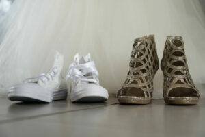 chaussure, mariée, mariage 